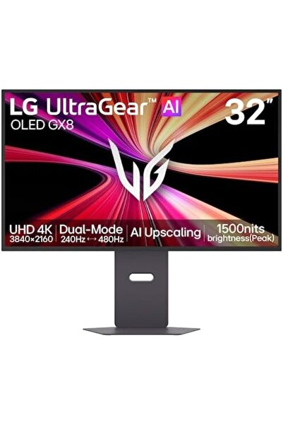 GENERAL LG شاشة العاب الترا جير 32GX870B-B 32 انش 4K UHD OLED، وضع مزدوج 240 ...