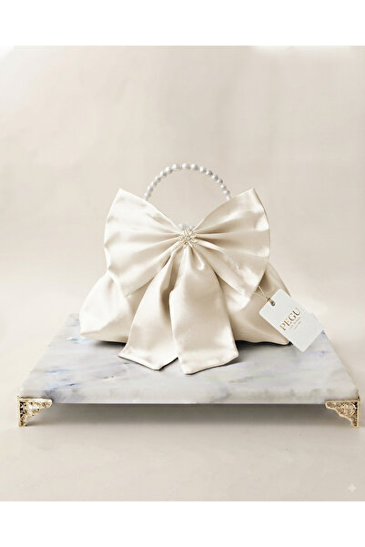 pegu baby collection Royale Series Pearl Handle, Large Bow Detail, Ruched Ros...