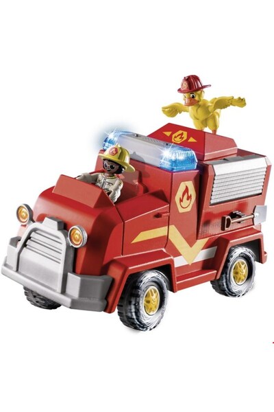 Playmobil D.O.C. - Όχημα Πυροσβεστικής με κανόνι νερού (70914)