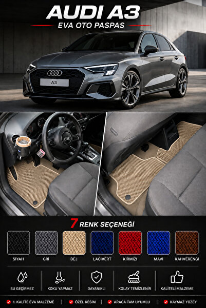 Audi A3 Oto Paspas 2003-2026 Kahverengi