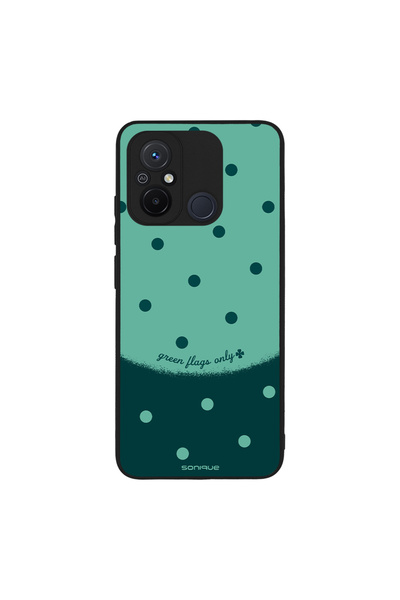 OEM Θήκη Sonique Delulu Polka Era Series για Xiaomi Redmi 12C Green Flags