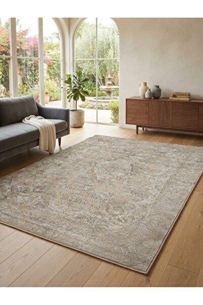 ModaMax VİNTAGE DOKUMA TABAN DİJİTAL BASKI YIKANABİLİR 150X220(4M2)KİLİM
