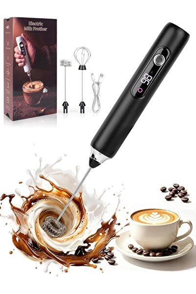 GENERAL Handheld Milk Frother, Rechargeable 3-Speed Electric Foam Maker |   A...
