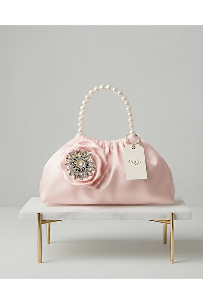 pegu baby collection Royale Series Pearl Handle, Ruffled Rose Patterned, Hand...