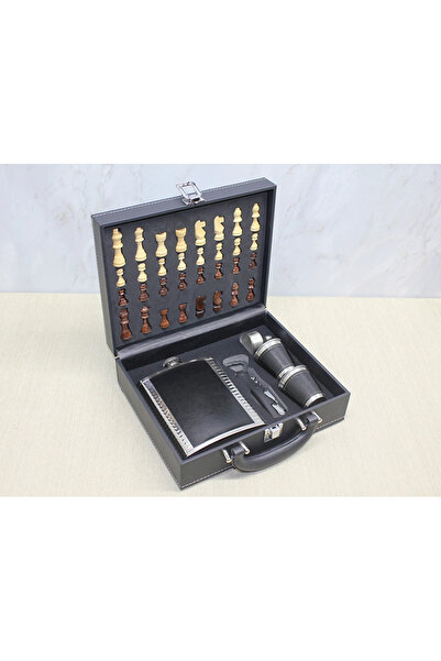 Lovesta Home Tirbuşon Chess Flask Set Lov707714