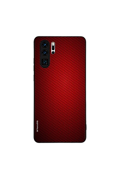 OEM Θήκη Sonique Carbon Series για Huawei P30 Pro Κόκκινο