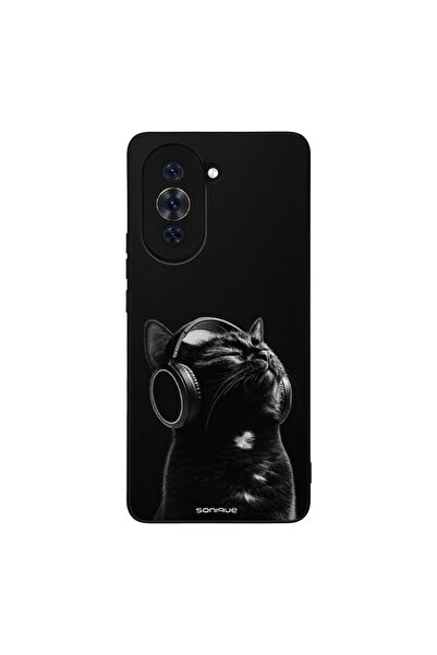 OEM Θήκη Sonique Men's Edition για Huawei Nova 10 Pro Audio Kitten - Black