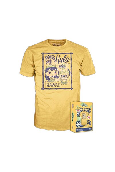 Funko Ποπ σε κουτί! Tees Disney: Λίλο & Στιτς - Μπλουζάκι Χούλα (L)