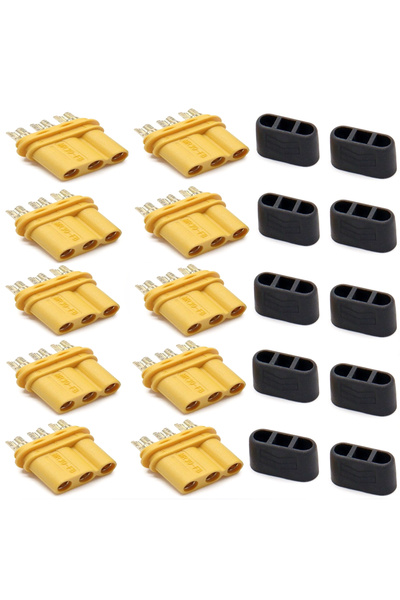choice2 10PCS Female 10PCS Amass MR30 Connector 3-Pin Male Female Locking Plu...