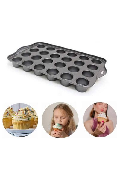 Generic 24-Cup Mini-Cheesecake Pan, Nonstick Deluxe Mini Cheesecake Pan