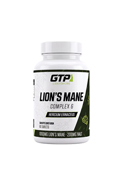 Gentopure LION'S MANE NEURO SUPPORT - 1000MG / 30 SERVİS (60 TABLET)