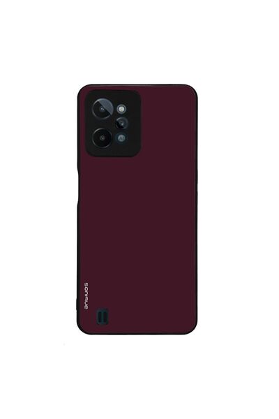 OEM Θήκη Sonique ColorBloc Series για Realme C31 Μπορντό