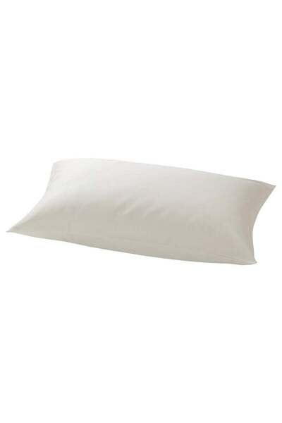 IKEA Premium 600 Thread Count Cotton Pillowcase, White, 50x80 cm