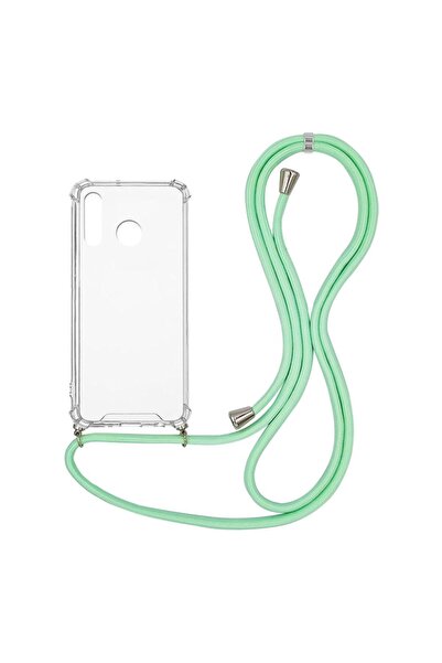 OEM Θήκη Σιλικόνης με Κορδόνι Sonique Armor Clear Huawei P30 Lite Βεραμάν