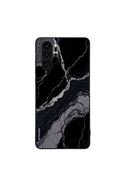 OEM Θήκη Sonique Marble Series για Huawei P30 Pro Μαύρο 02