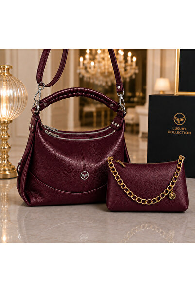 MODAMARKM Luxury Double Set Excellent Quality Shoulder and Handbags+Elegant G...