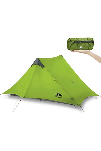 Night Cat Lanshan-2 2 Kişilik 4 Mevsim Ultralight Çadır - Yeşil