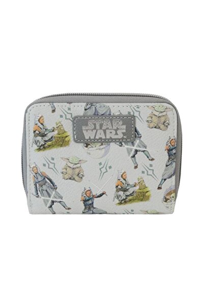 Funko Disney: Lucas Star Wars - Ahsoka & Grogu All Over Print Zip Around Wallet
