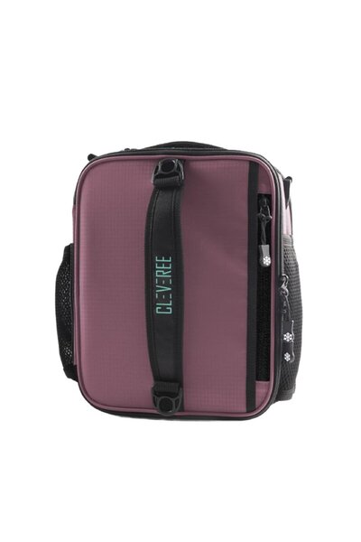 CLEVEREE Expandable Cooler Bag - Purple