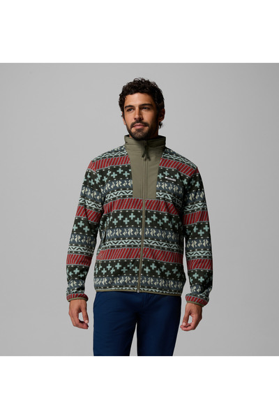 Columbia Sequoia Grove II Tam Fermuarlı Printed Erkek Polar Üst