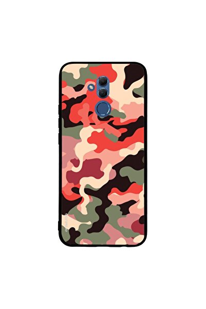 OEM Θήκη Sonique Camouflage Army Series για Huawei Mate 20 Lite Κόκκινο