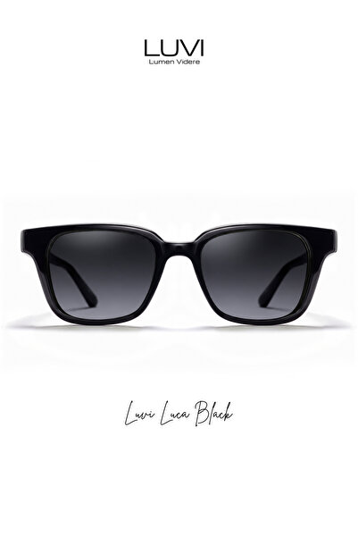 Lumen Videre Luvi Luca Black Uv400 Sunglasses – Choose Your Favorite Lens