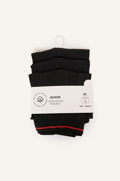 DeFacto Regular Fit Pamuklu 3'lü Boxer H9426AX26AU