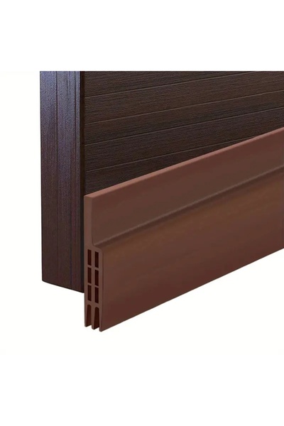choice2 50mm 6mm 1M brown 1pc Door Draft Stopper Door Sweep For Exterior & In...