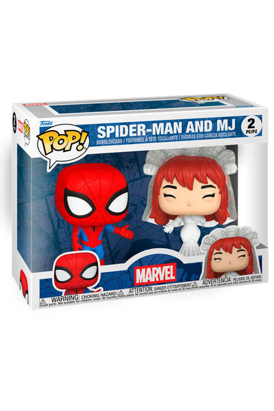 Funko Pachet POP 2 figurine Marvel Spider-Man și MJ