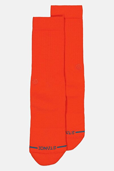 Stance Men Embroidered Crew Socks, Bright Red