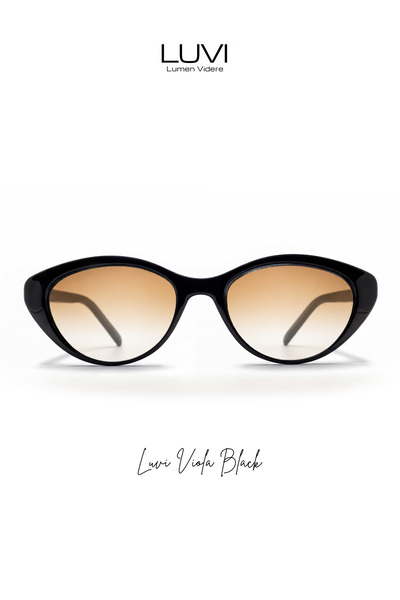 Lumen Videre Luvi Viola Black Uv400 Sunglasses – Choose Your Favorite Lens