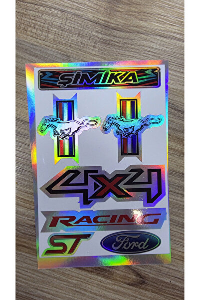 şimika tuning tuningmarketim Ford Hologram 10X15 cm Quality Printing Sticker ...
