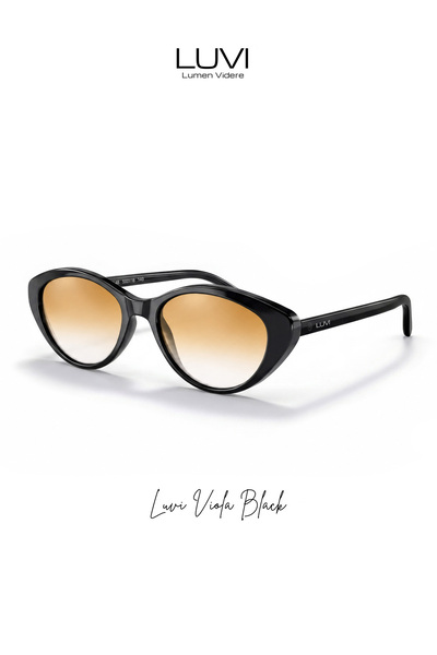 Lumen Videre Luvi Viola Black Uv400 Sunglasses – Choose Your Favorite Lens