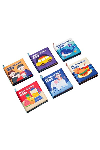 Choice5 6 Pcs Books Washable Fabric Books Newborn Baby Educational Puzzle Clo...