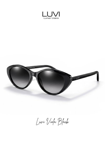 Lumen Videre Luvi Viola Black Uv400 Sunglasses – Choose Your Favorite Lens