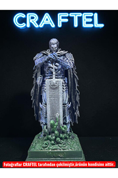 CRAFTEL Berserk Guts 10 cm Figür - Hediyelik Koleksiyonluk Hobi Masaüstü Biblo