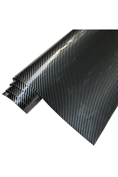 Choice21 50cmx150cm 2D Carbon Black Carbon Fiber Vinyl Wrap Black Car Sticker...