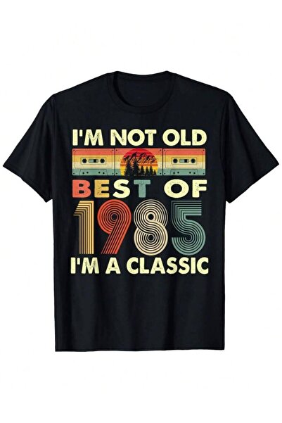 kai22 تي شيرت Not Old I'm A Classic Vintage 1985 هدايا عيد الميلاد الـ 37 منا...