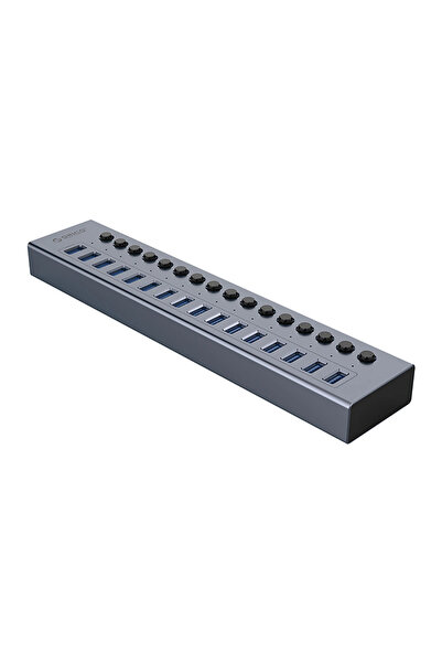 Orico Hub Bt2U3-16Ab 16x USB-A 3.0 Pentru calculator Cu întrerupătoare și sur...