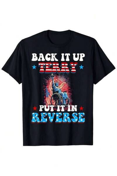 29CUN Groovy Back Up Terry Put It In Reverse Firework 4Th Of July Big And Tal...