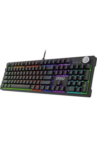 MSI Tastatură mecanică de gaming FORGE GK320, USB, RGB cu 9 moduri, switch-ur...