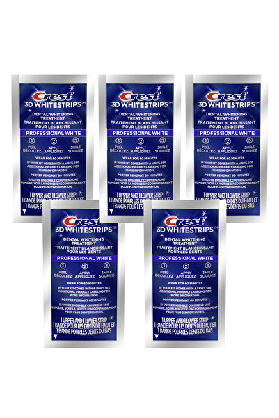 Crest Benzi 3D White profesionale pentru albirea dinților, concentrație de 10...