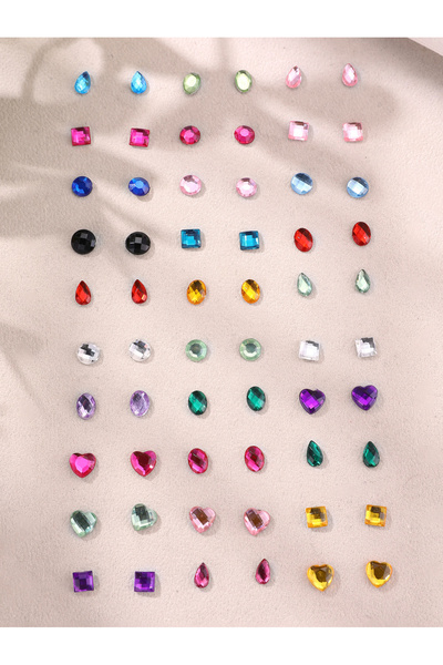 Take Two By Styli Set of 30 - Geometric Stud Earrings