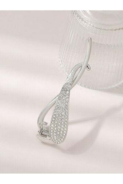 Take Two By Styli Solid Rhinestone Hair Clip