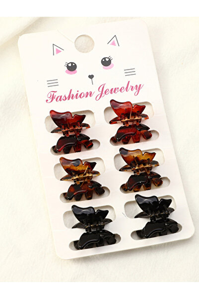 Take Two By Styli Pack of 6 - Multi-Color Butterfly Hair Clips