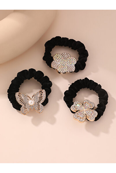 Take Two By Styli Set of 3 - Embellished Hair Ties