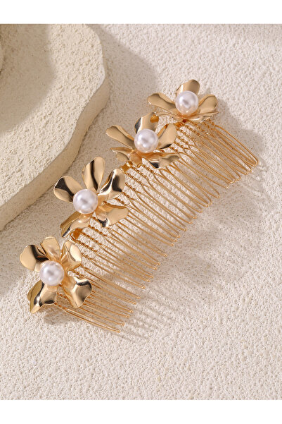 Take Two By Styli Floral Pearl Hair Comb