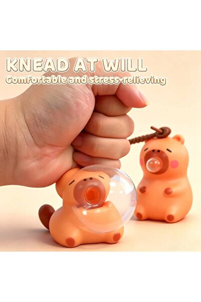 PROMARK UP Sevimli Pembe ve Kahverengi Fare Tasarımlı Squishy Stres Giderici ...