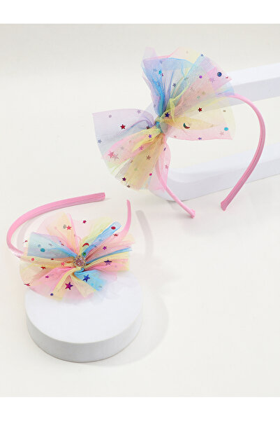 Take Two By Styli Set of 2 - Mesh Bow Headband