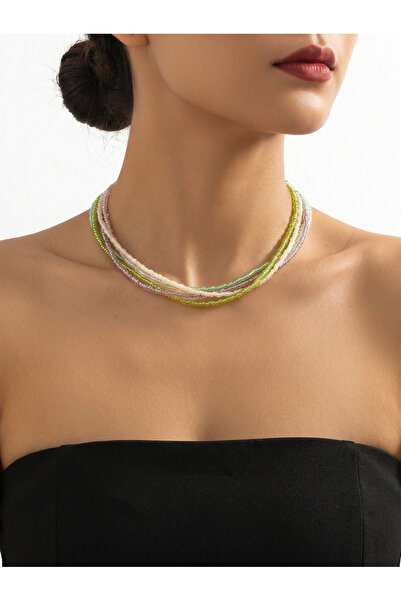 Take Two By Styli Set of 5 - Beaded Necklace